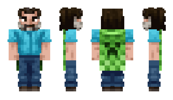 Minecraft скін по ніку NoSleepcom