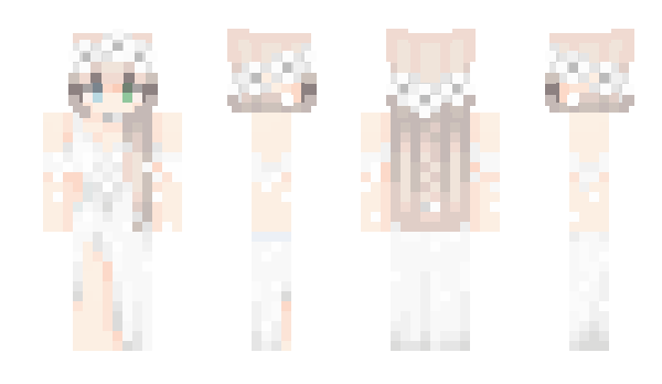 Minecraft skin PowderedRoses