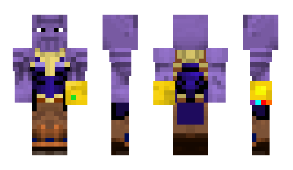 Minecraft skin Thanos_______