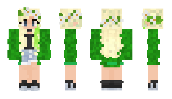 Minecraft skin Das_Gruene