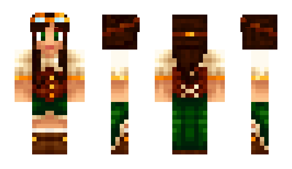 Minecraft skin butorette