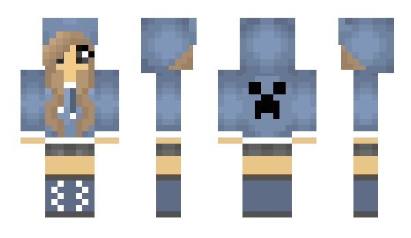 Minecraft skin Czekoholiczka