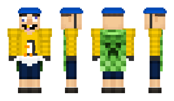 Minecraft skin zakontop