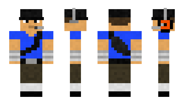 Minecraft skin Crowbarscout