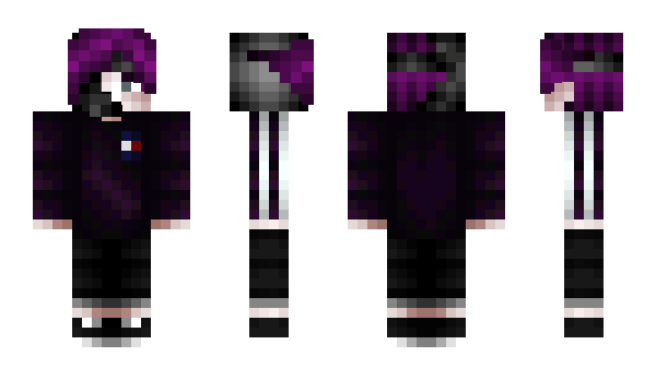 Minecraft skin PurpleHoodie