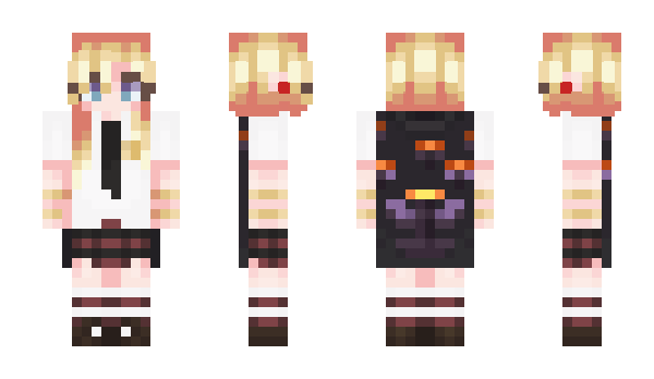 Minecraft skin Backlace