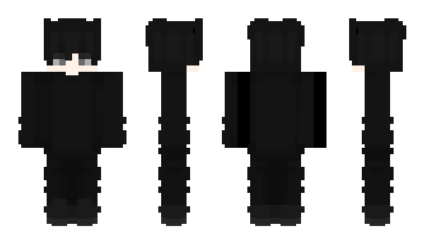 Minecraft skin Overskyet