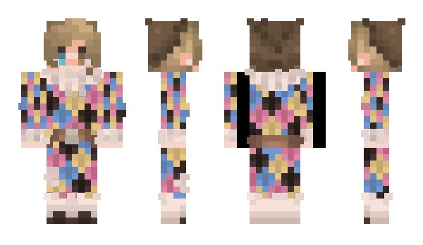 Minecraft skin fluopy