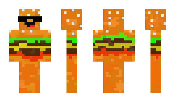 Minecraft skin hamburgerr