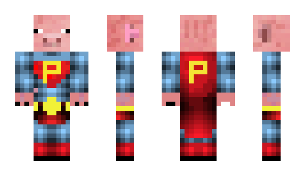 Minecraft skin PolloRojo