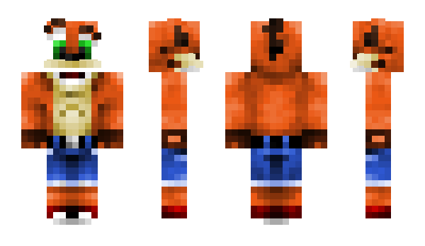 Minecraft skin Kharne