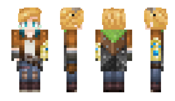 Minecraft skin Rikomo