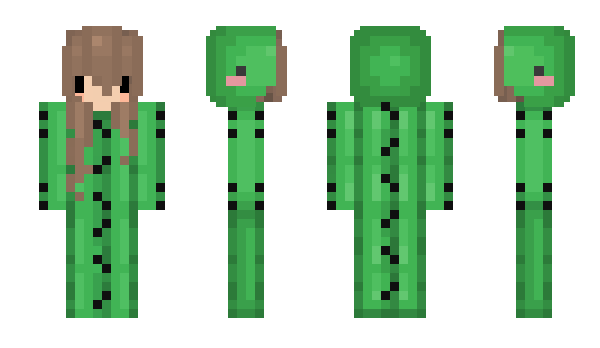 Minecraft skin KaktusMonster