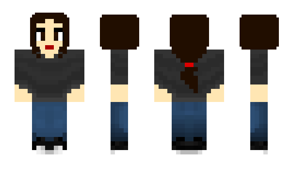 Minecraft skin FluffyBunnycat