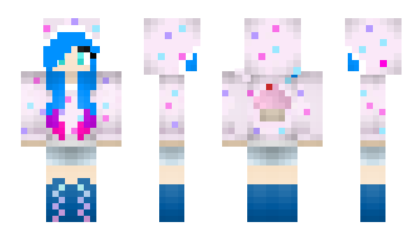 Minecraft skin BlueArcherSpica