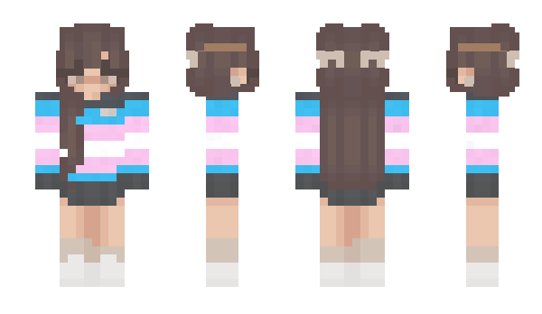 Minecraft skin Nipgirl