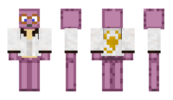 Minecraft skin purple_toki