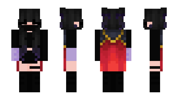 Minecraft скин по нику M1dnightViolet