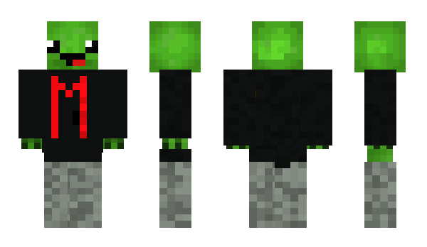 Minecraft skin vVirus