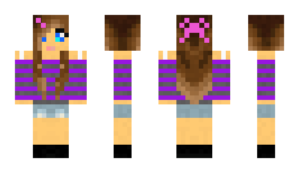 Minecraft skin Barbiegirl12345