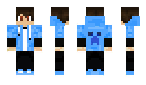 Minecraft skin BlueGurka