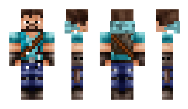 Minecraft skin Qhair