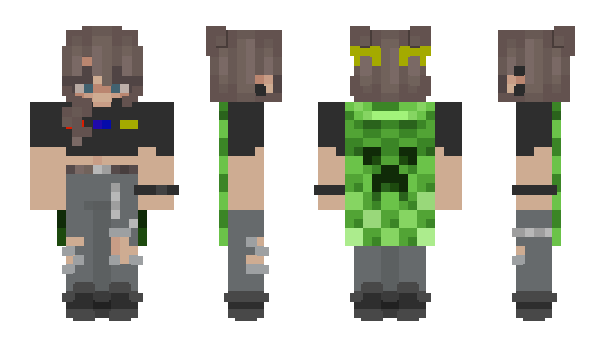 Minecraft skin IsaabellyLopes_