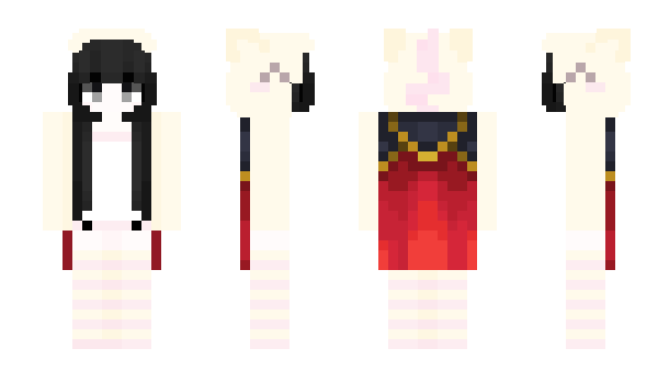 Minecraft skin FemboyPaws