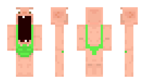 Minecraft skin MonsterMC