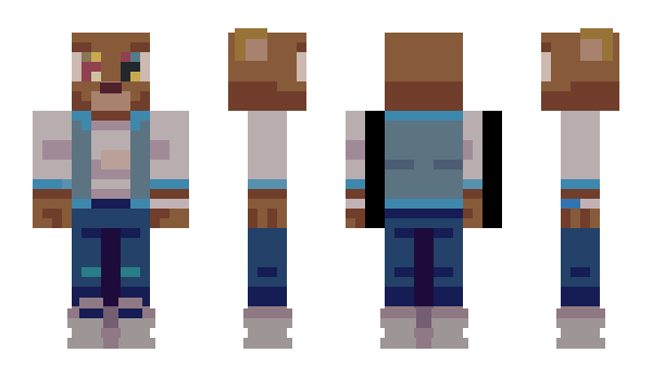 Minecraft skin ekittenkanyefan
