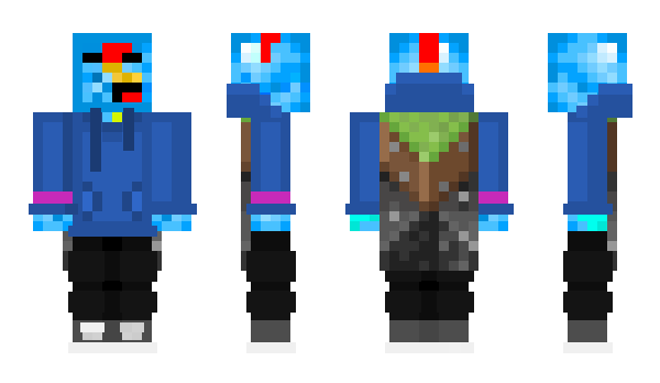 Minecraft skin Blue_League