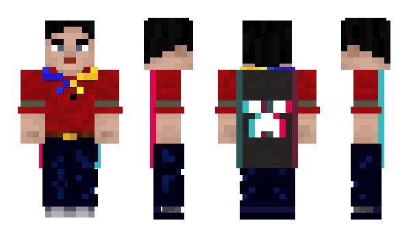 Minecraft skin DanFlameSkull