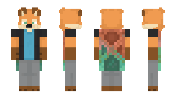 Minecraft скин по нику Goldie__Fox
