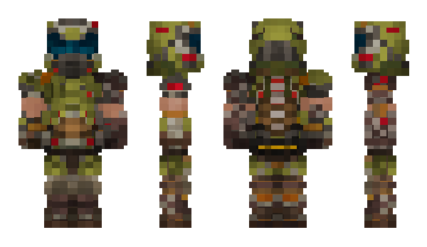 Minecraft skin Doom_Slayers_