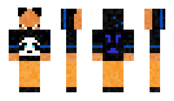 Minecraft skin FoxiePandie