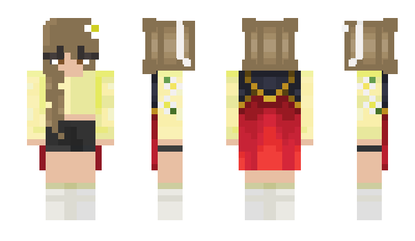 Minecraft skin notevelable