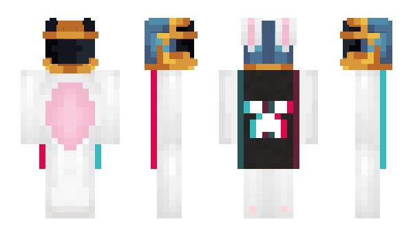 Minecraft skin HolyCyberNun