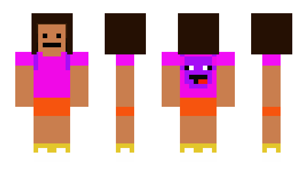 Minecraft skin Dora_the_builder