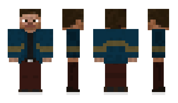 Minecraft skin Halfcross