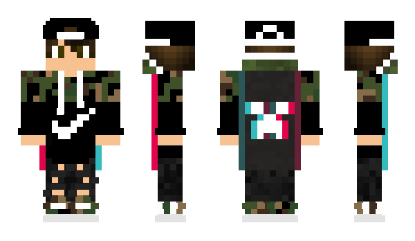 Minecraft skin GreenTigerYT