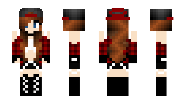Minecraft скин по нику Girl_Game