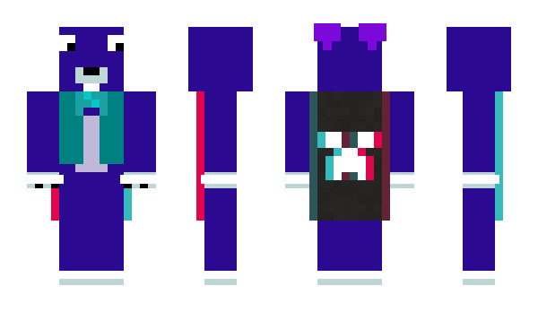 Minecraft скін по ніку DaPurpleRabbit