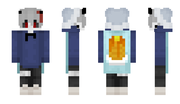 Minecraft skin AmbreKitsune