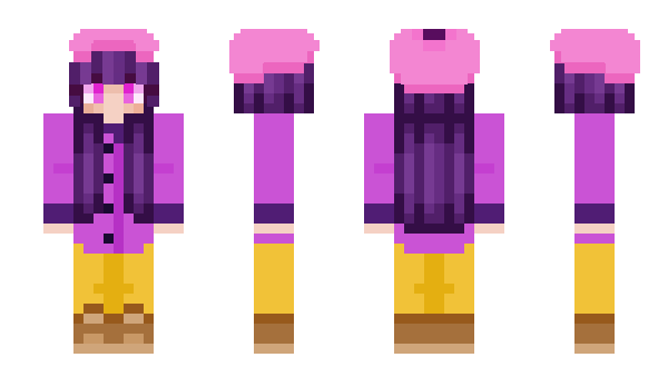 Minecraft skin Purpleneo