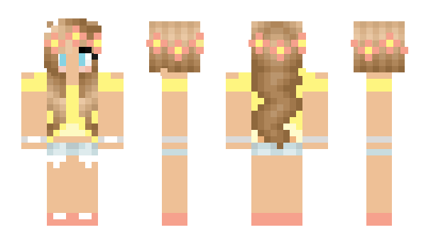 Minecraft skin miss_neon