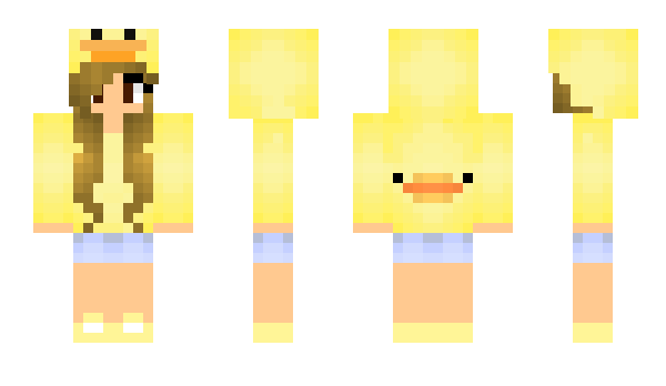 Minecraft skin MissDucky