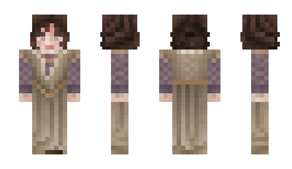 Minecraft skin brujera