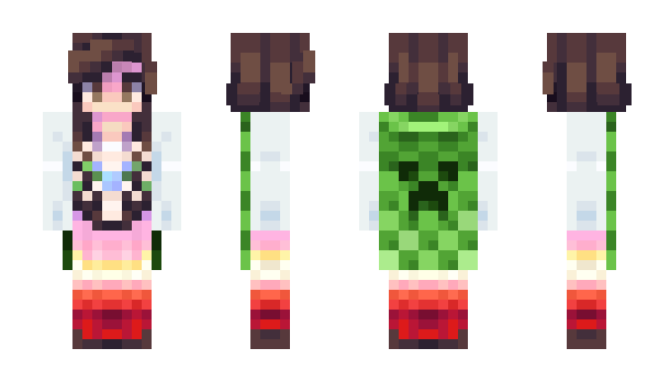 Minecraft skin DistortedPixeles