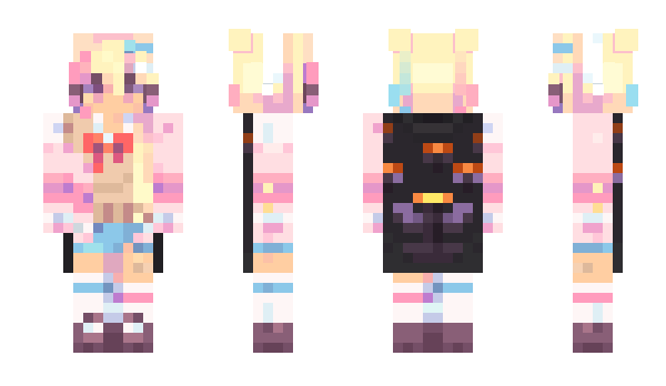 Minecraft скин по нику TrueYuriLover