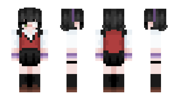 Minecraft skin rachaayxz